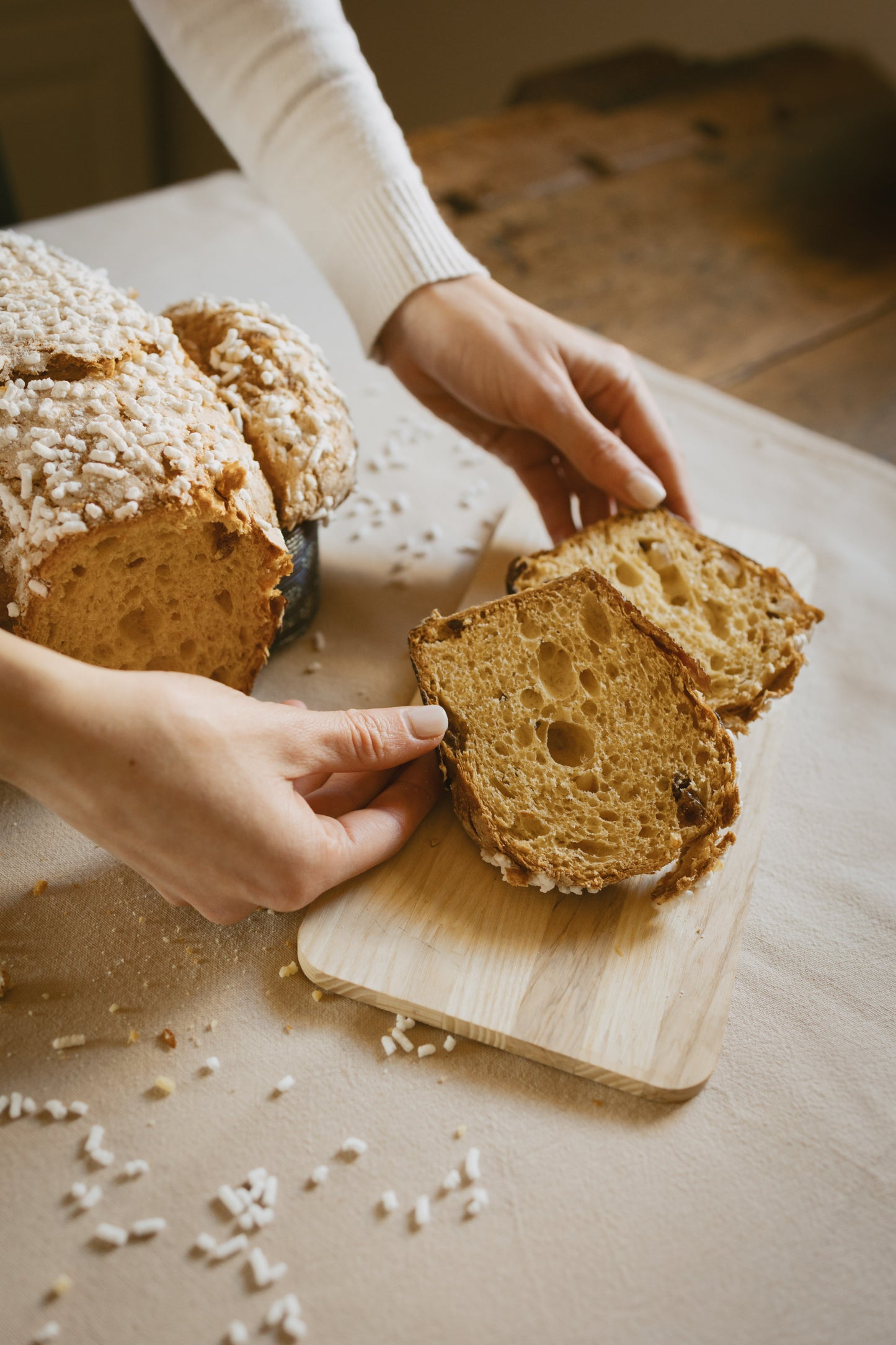 Kekse mit Himbeere und Haselnuss