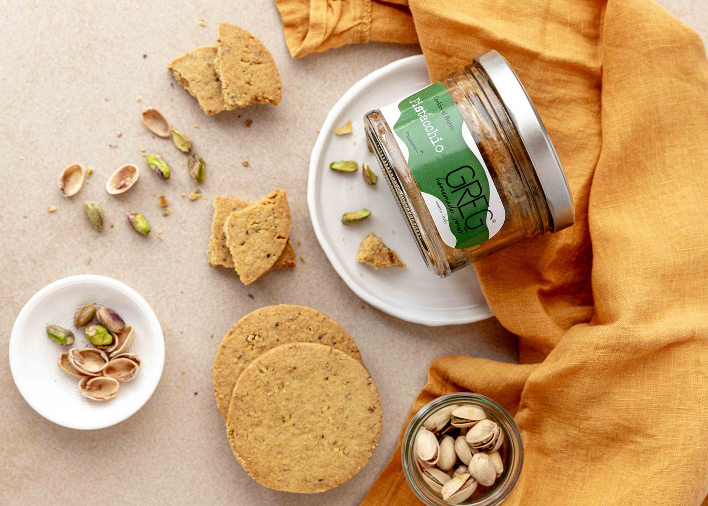 Butter Cookies with Pistachio